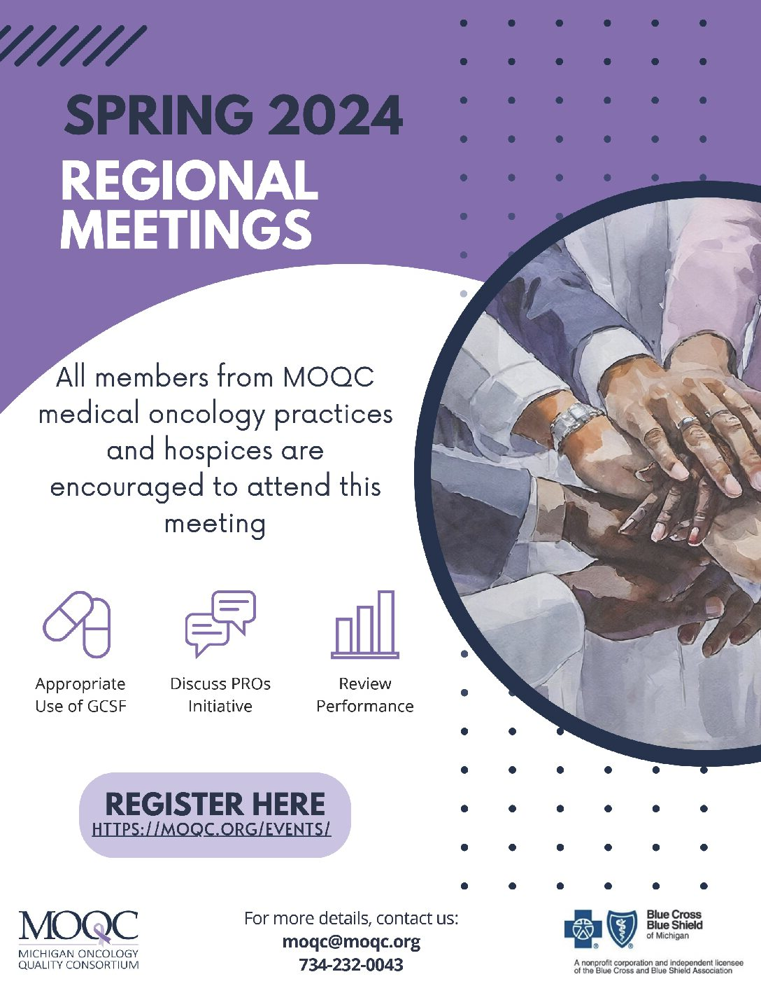 Spring Regional Meetings Flyer