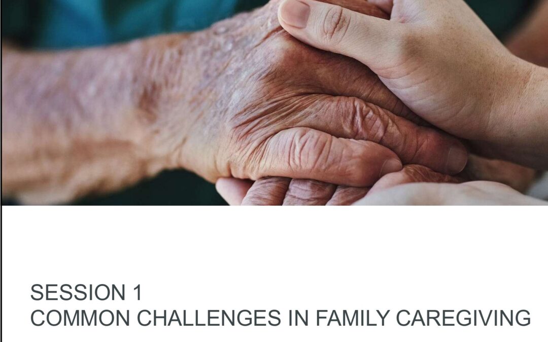 Caregiver Navigation training series: Common Challenges in Family Caregiving 2/27/26