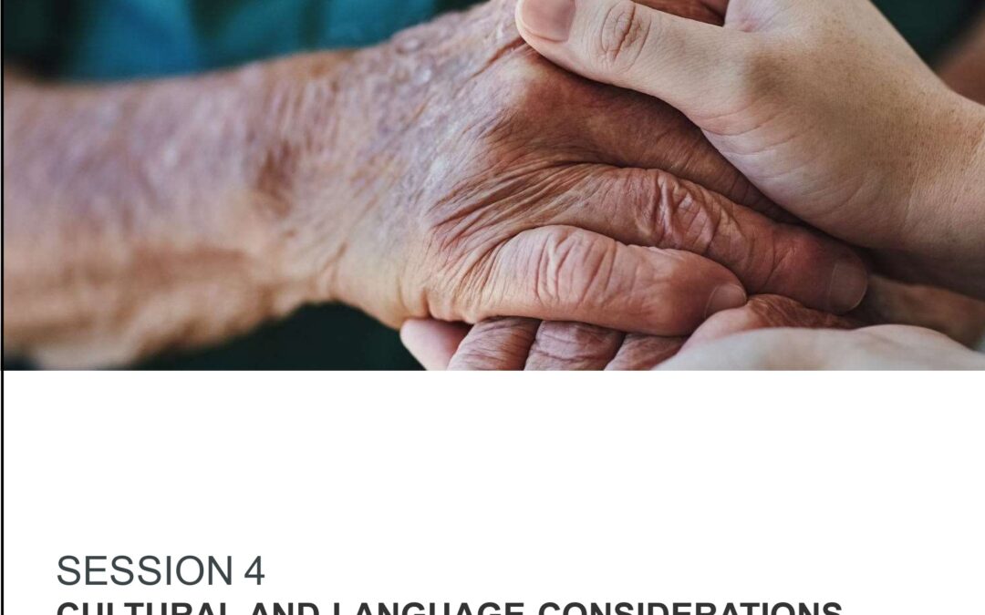 Caregiver Navigation training series: Cultural and Language Considerations 3/18/26