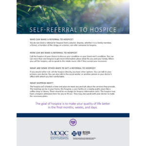 Self Referral to Hospice