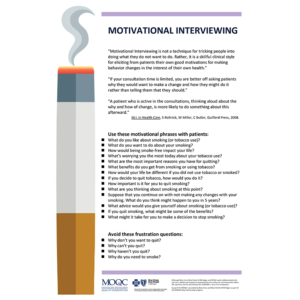Motivational Interviewing Document Poster