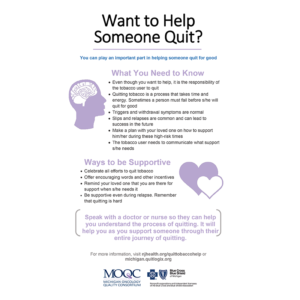 Want to help someone quit? Handout