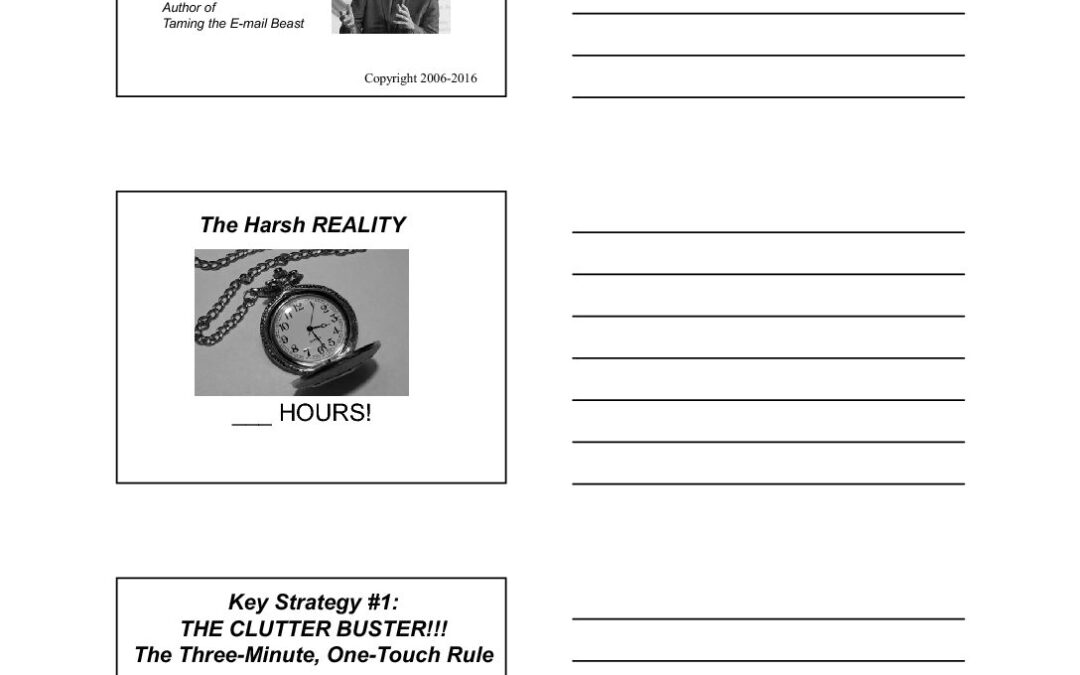 Randy Dean – Taming the Email Beast